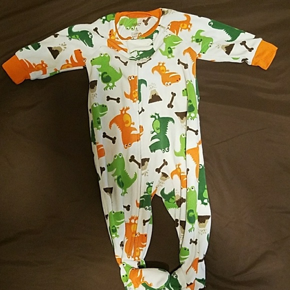 0-6 Month Baby Pajamas Lot of 6 - Picture 2 of 7